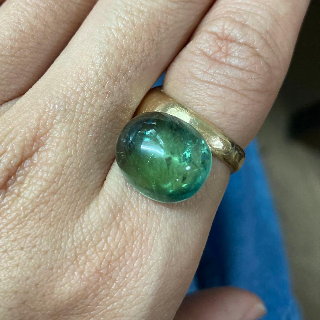 トルマリン 17.5ct カボション ルース