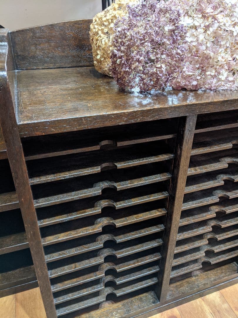 アンティーク　書類棚　棚