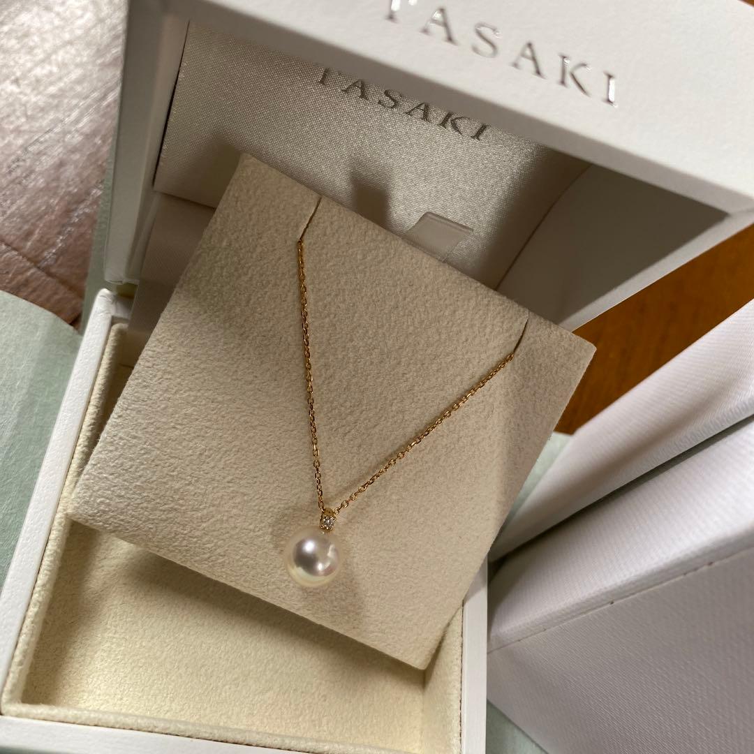 タサキ　あこや真珠 ペンダント　バランス好きにも