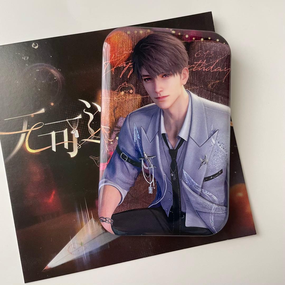 恋と深空 マヒル 誕生日 スクエア缶バッジ 綺麗 推しグッズ - メルカリ