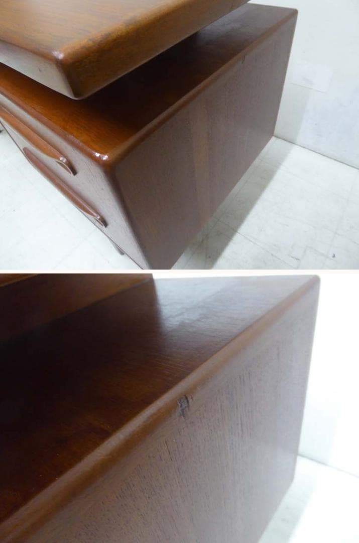 ■G-PLAN ジープラン■New Fresco ヴィンテージ デスク 机 両袖