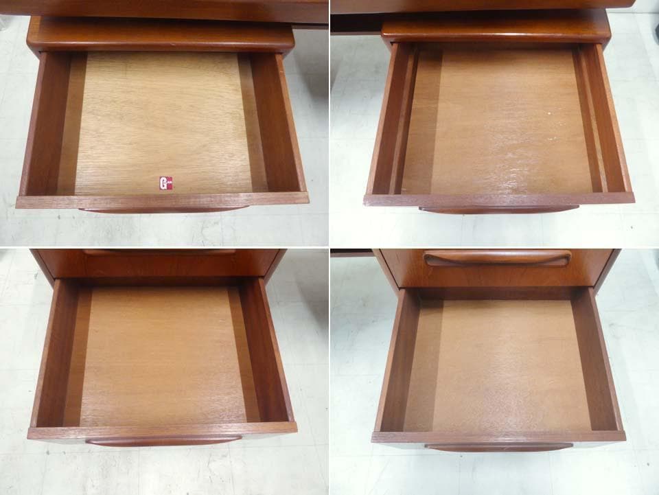 ■G-PLAN ジープラン■New Fresco ヴィンテージ デスク 机 両袖