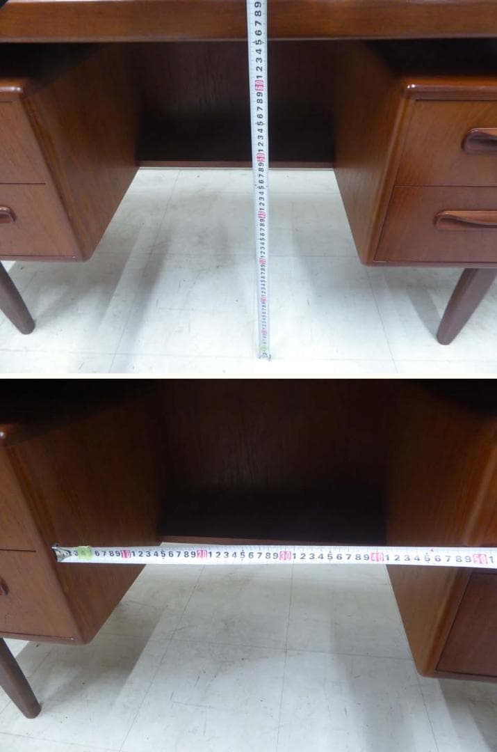 ■G-PLAN ジープラン■New Fresco ヴィンテージ デスク 机 両袖