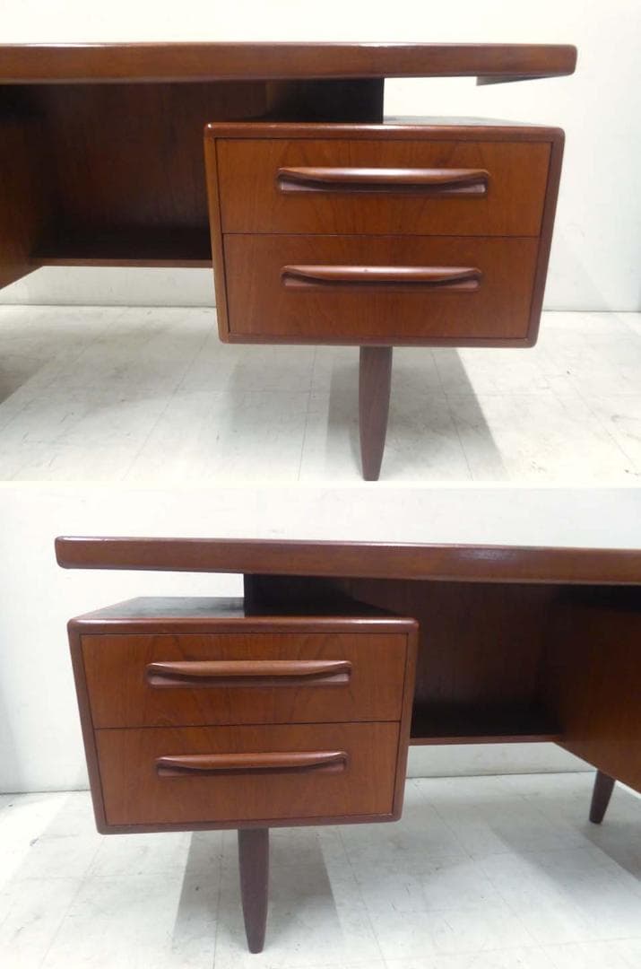 ■G-PLAN ジープラン■New Fresco ヴィンテージ デスク 机 両袖