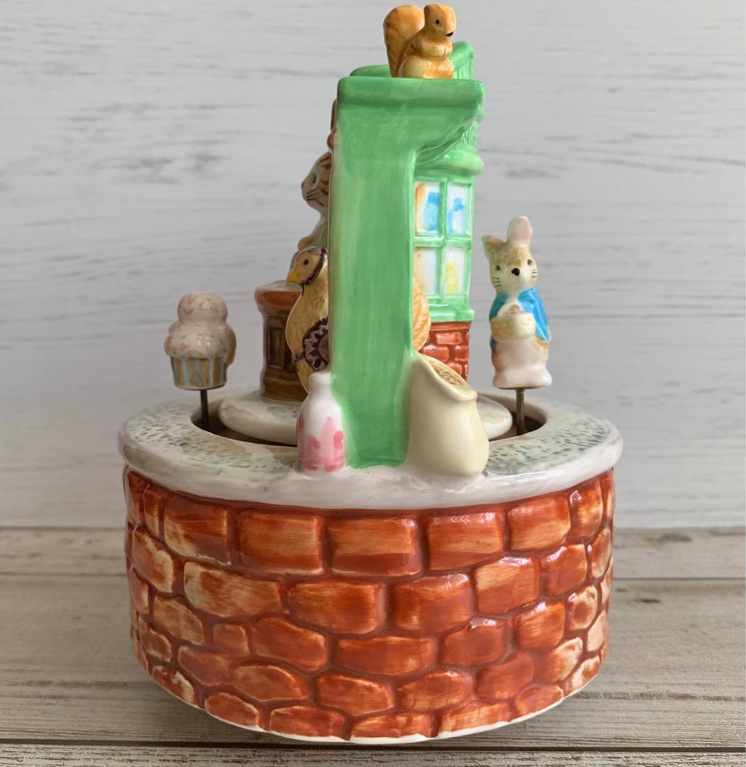 ジンジャーとピクルスのお店 二重回転オルゴール ピーターラビット