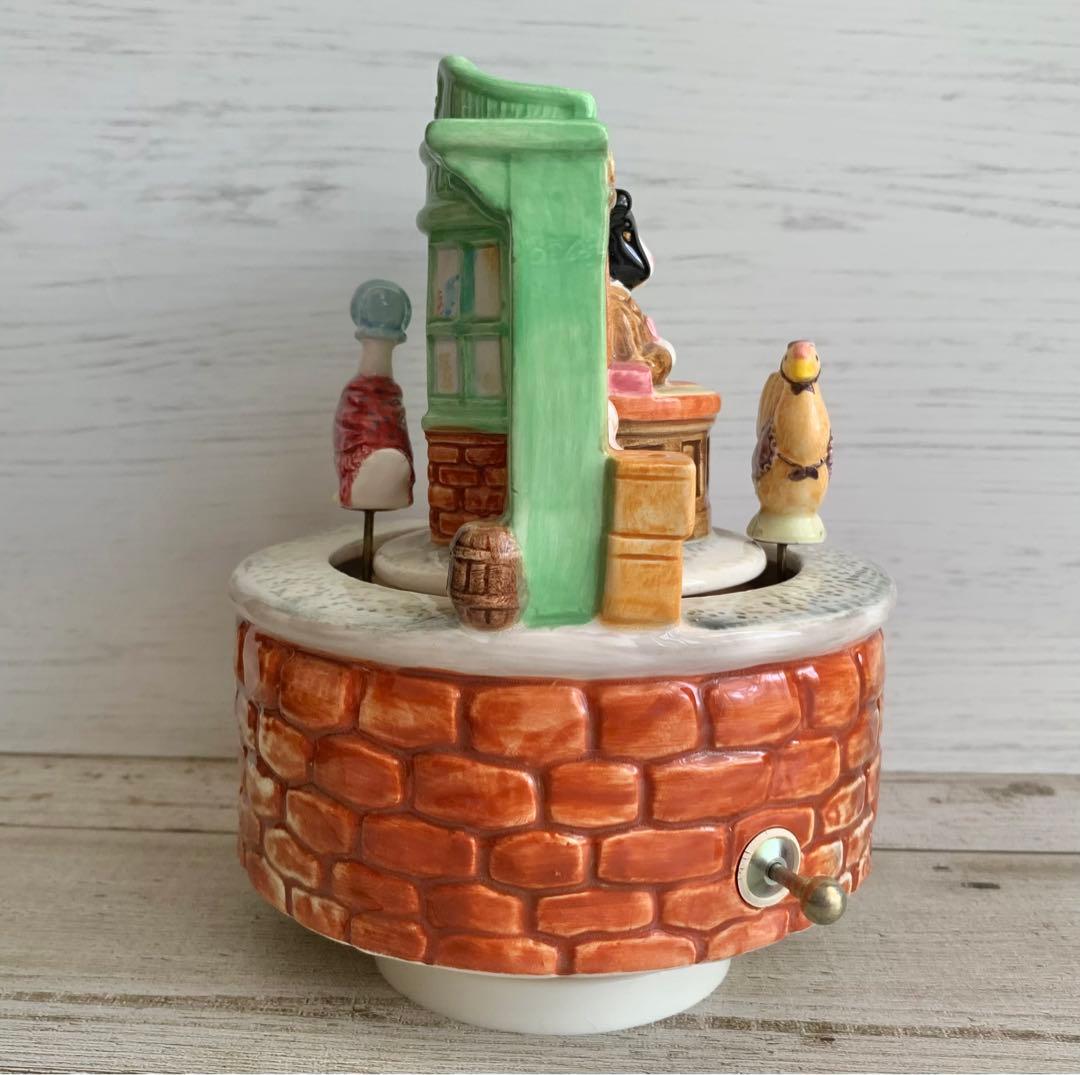 ジンジャーとピクルスのお店 二重回転オルゴール ピーターラビット