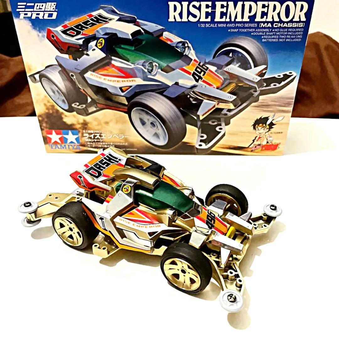 GW価格‼︎ ミニ四駆 ライズエンペラー メタル塗装 完成品 タミヤ