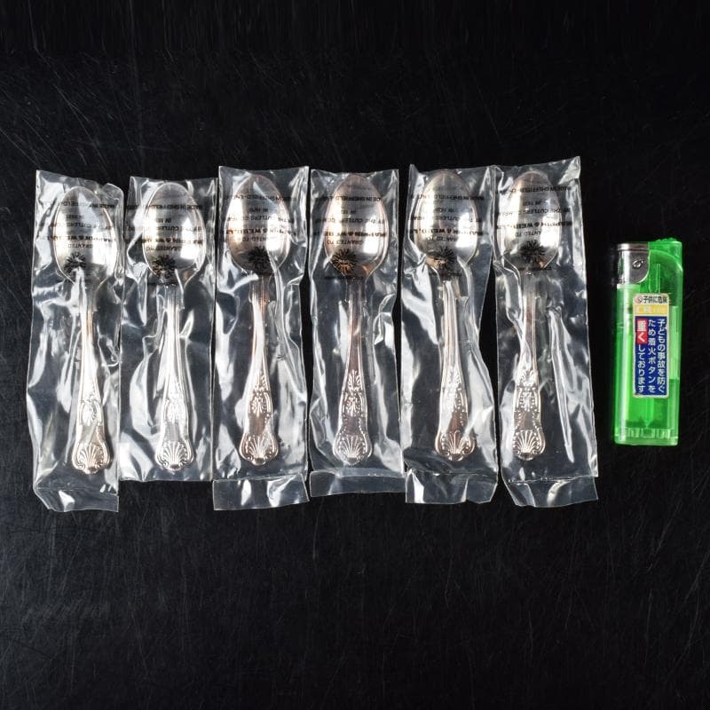 カトラリー　マッピン＆ウェッブ　スプーンセット　箱付　V　7033