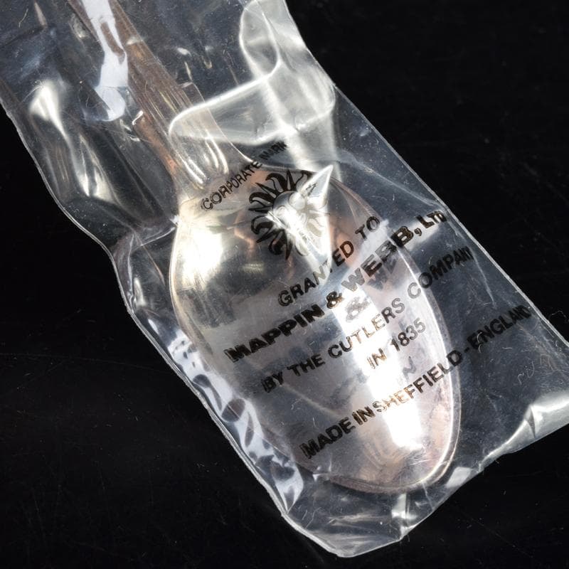 カトラリー　マッピン＆ウェッブ　スプーンセット　箱付　V　7033