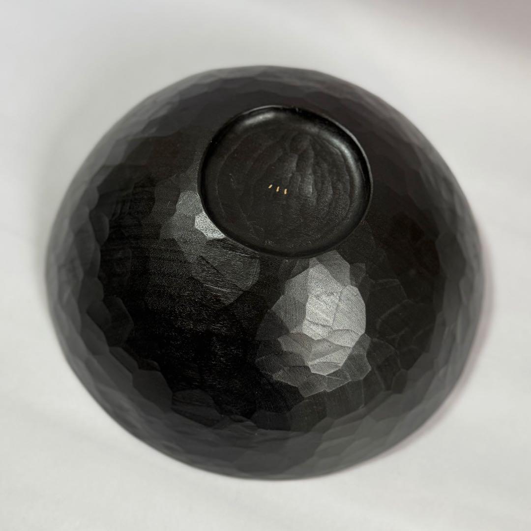 【新品未使用】三谷龍二さん 黒漆 山桜　ボウル