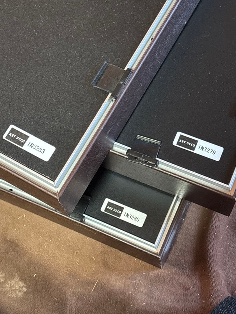 立体アート 3点セット モダン インテリア ART DECO 木製フレーム