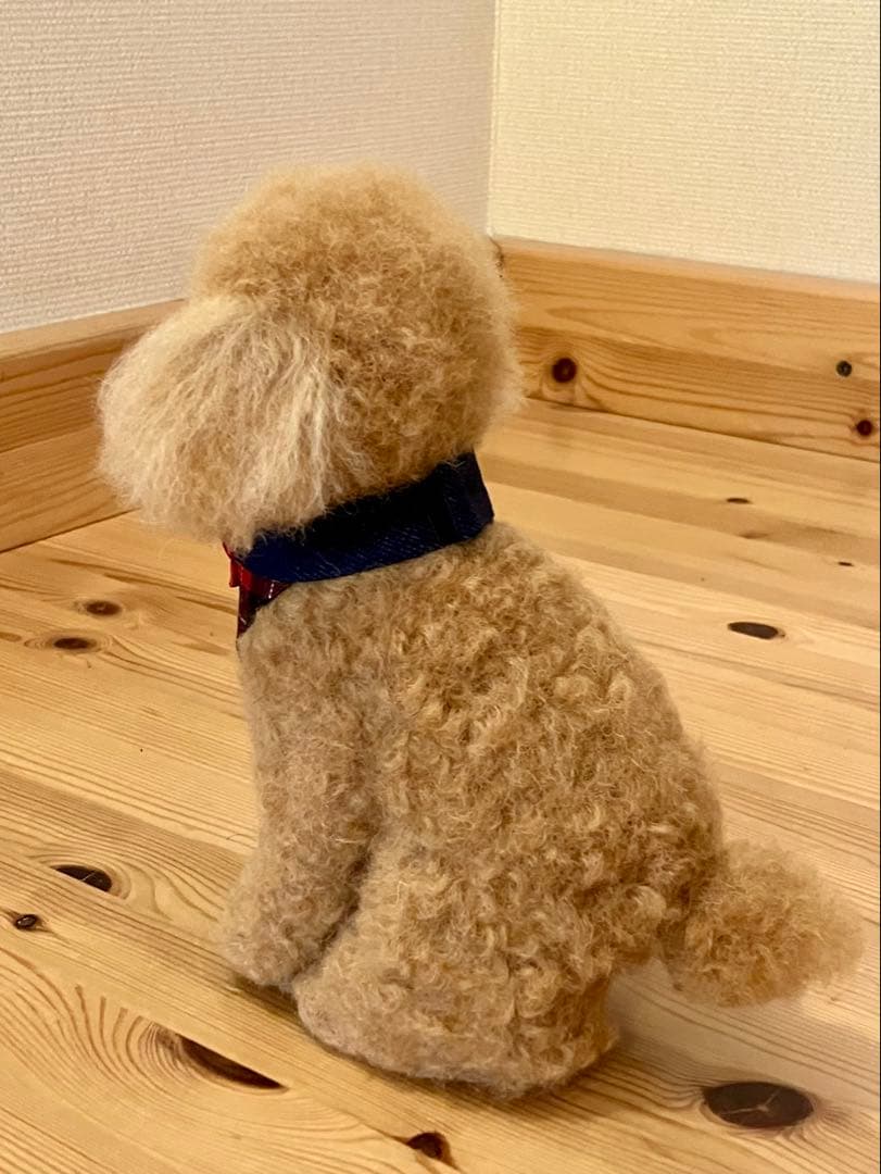 羊毛フェルト プードル ぬいぐるみ