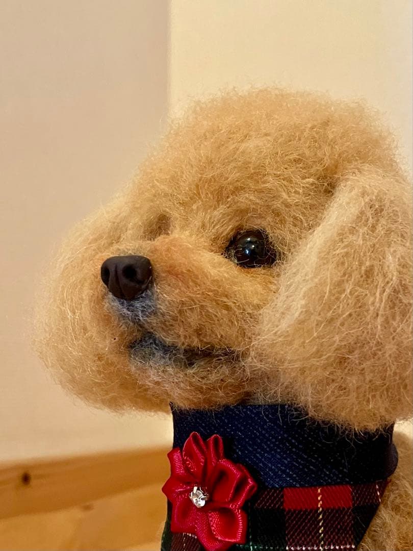 羊毛フェルト プードル ぬいぐるみ