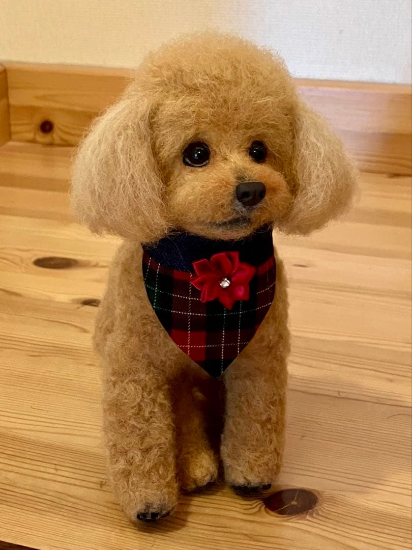 羊毛フェルト プードル ぬいぐるみ