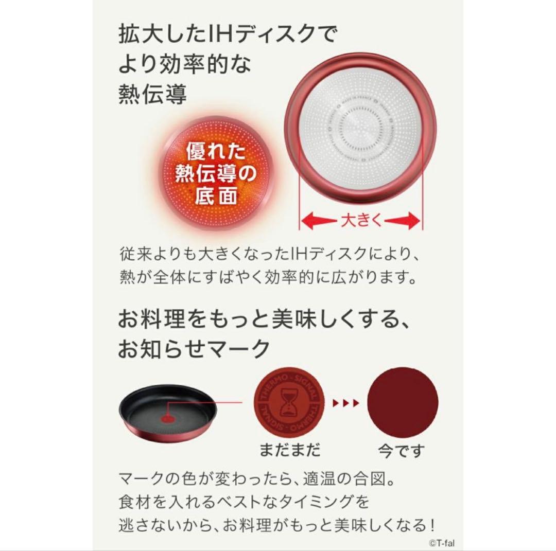 【新品未使用】T-fal インジニオ・ネオ IH ルージュ・アンリミテッド