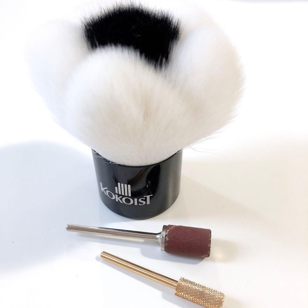 【美品・ビット箱付】　ネイルラボ　ネイルマシン　パフ・ビット付き　約¥4万→