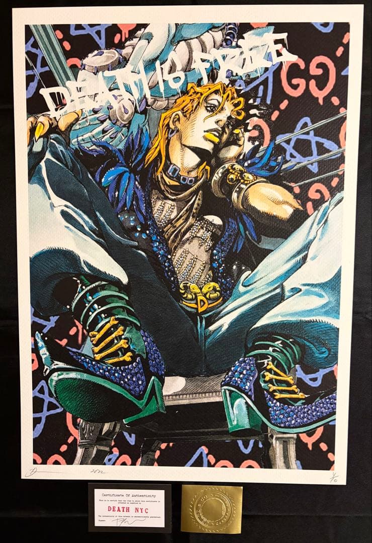 ★世界限定10枚★ DEATH NYC アート ポスター jo101