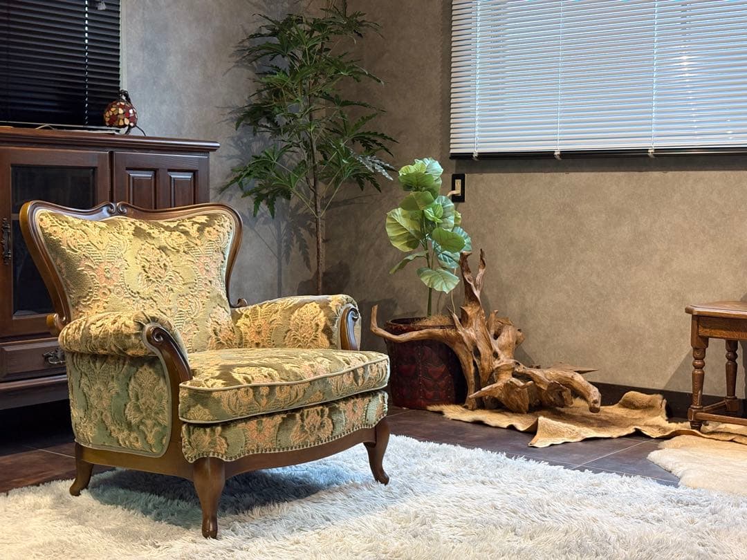 ②Wade様　マルニ木工 ビンテージソファ　1Pソファ　クラシック　SG