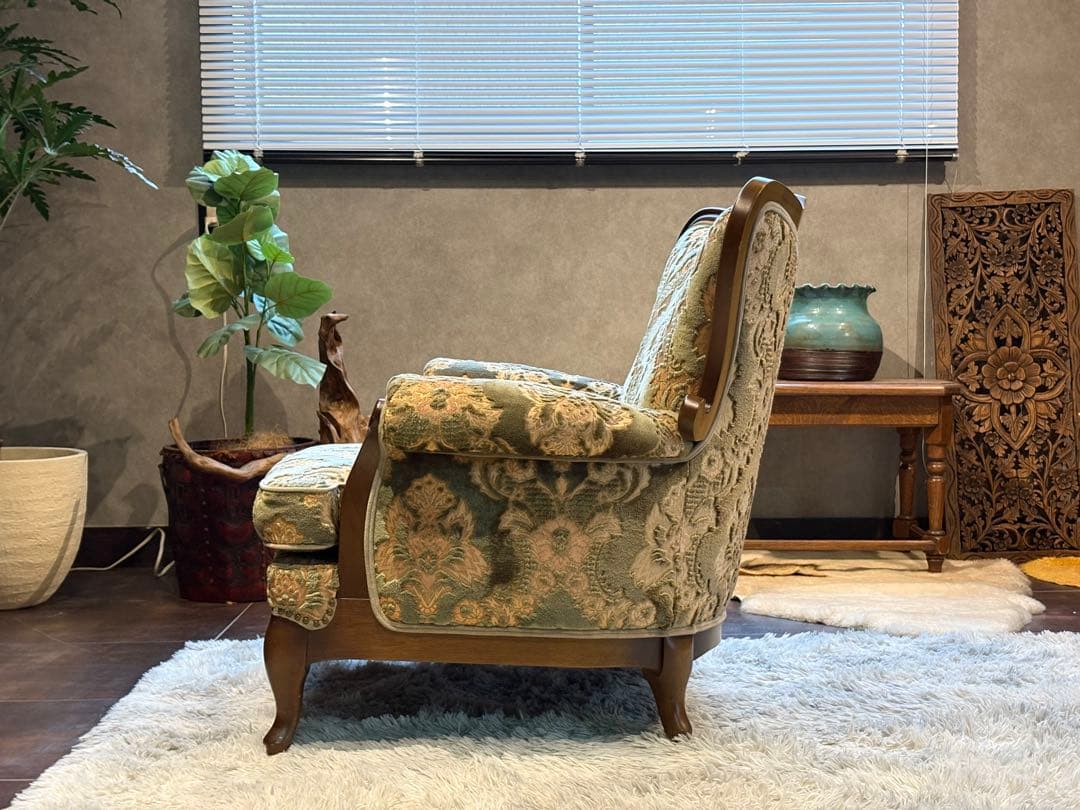 ②Wade様　マルニ木工 ビンテージソファ　1Pソファ　クラシック　SG