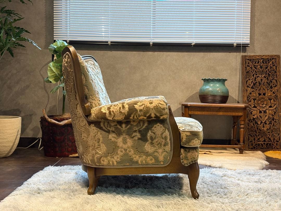 ②Wade様　マルニ木工 ビンテージソファ　1Pソファ　クラシック　SG