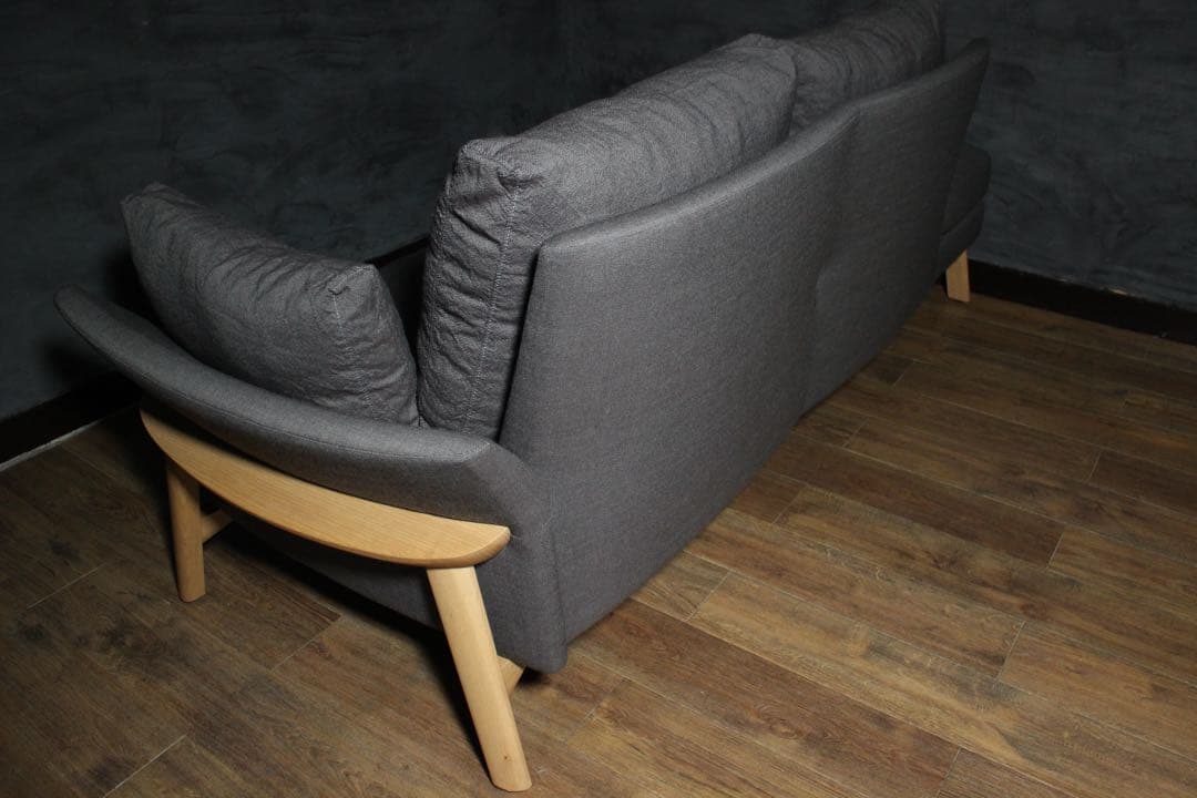 首都圏送無料〜UW52 36万 総フェザー 3人掛け 奇跡の寝心地 極上 ソファ