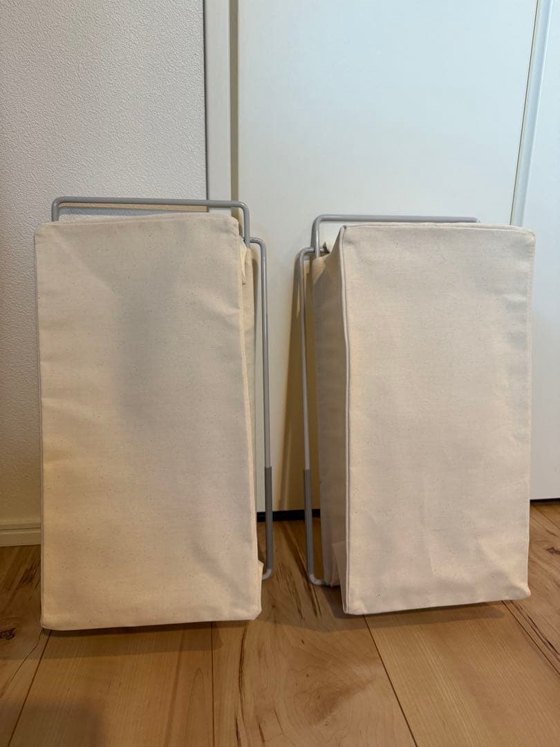 無印 スチールユニットシェルフ 帆布 28cm