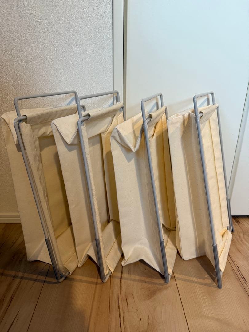 無印 スチールユニットシェルフ 帆布 28cm