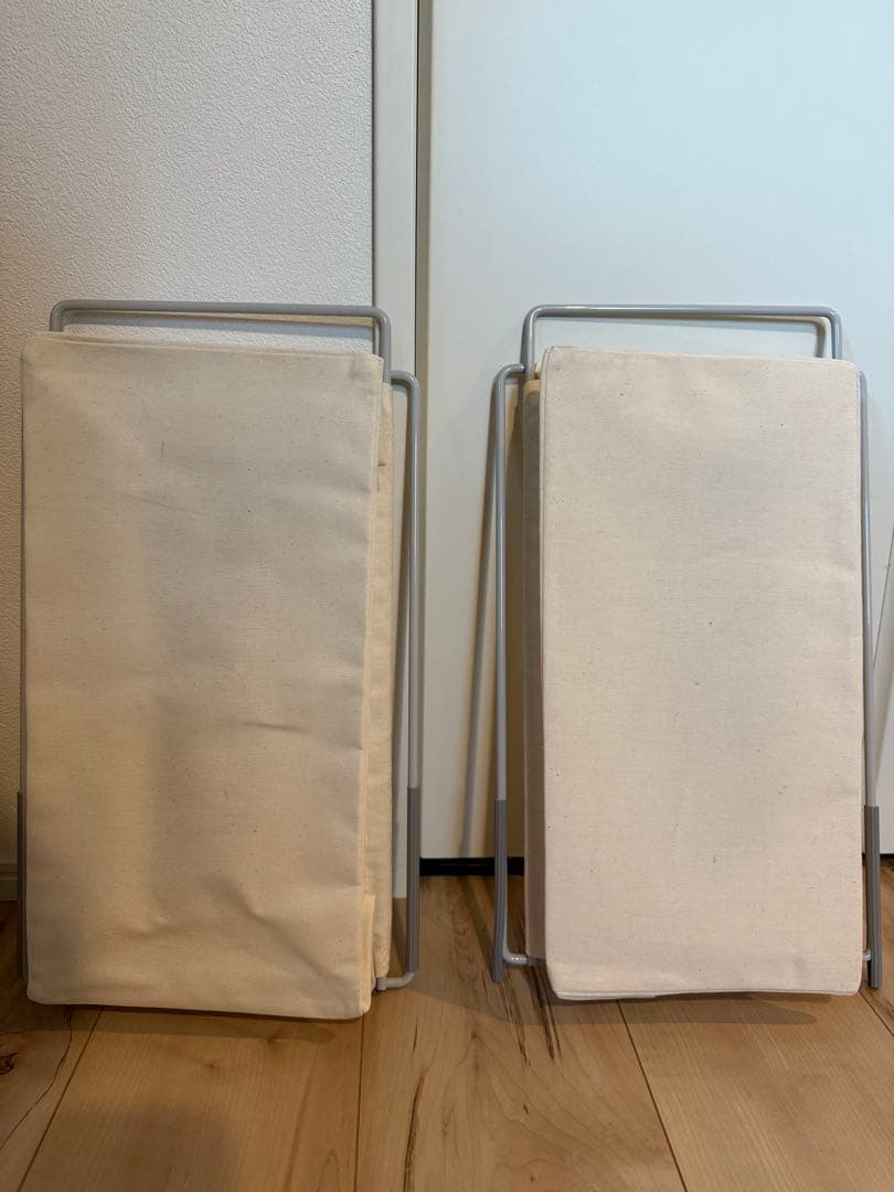 無印 スチールユニットシェルフ 帆布 28cm