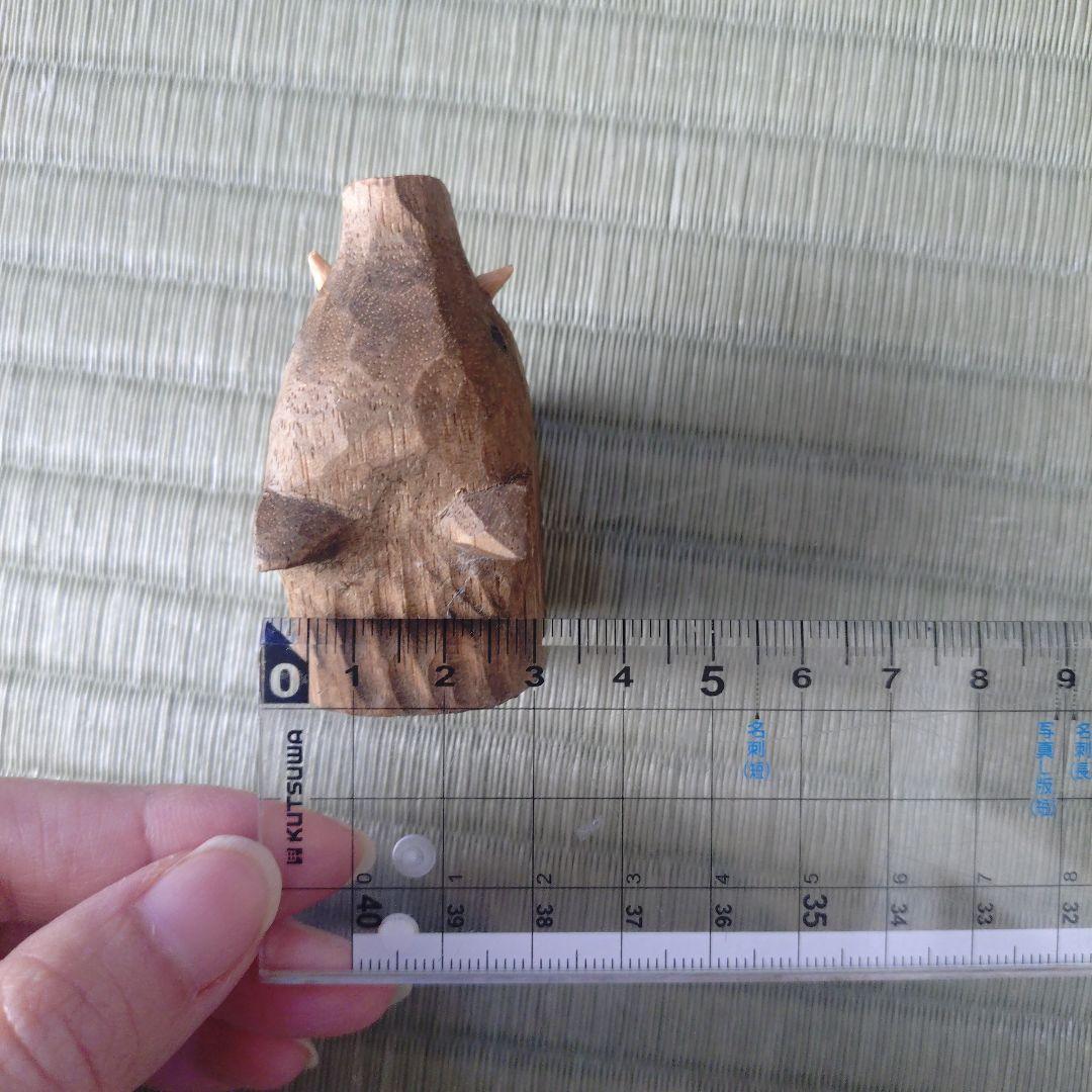 KIYATA キヤタ kiyata 木彫 イノシシ マグネット 木工アート