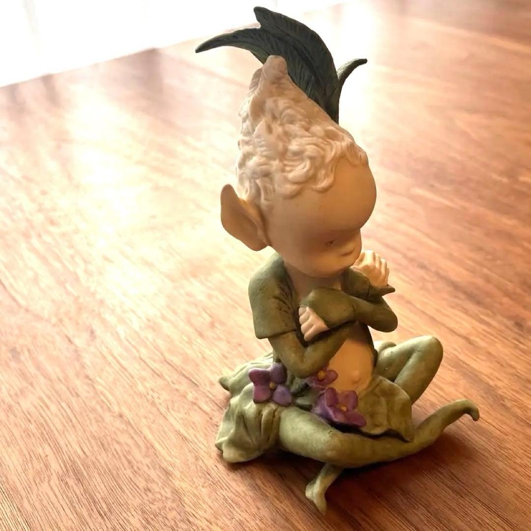 最終値下げ】【希少】 与勇輝 妖精 陶器 人形 ニングル チュチュ