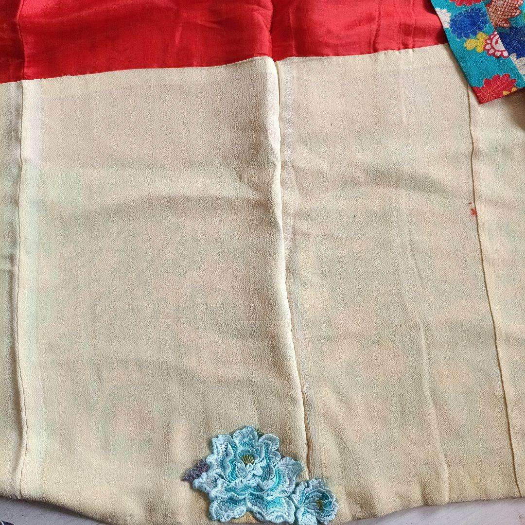 専用です☆アンティークくすみブルーの着物単品