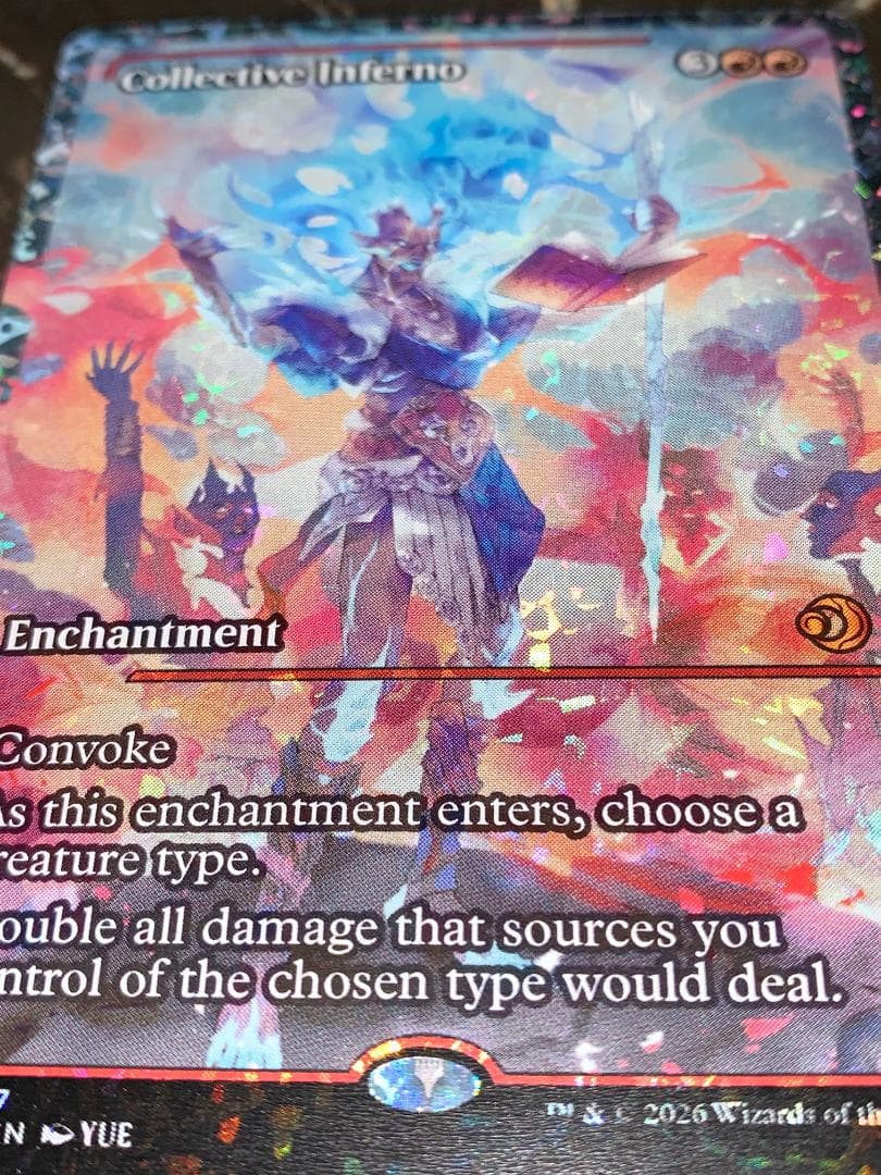 MTG 集団業火 フラクチャーFOIL 英語版 ショーケース - メルカリ