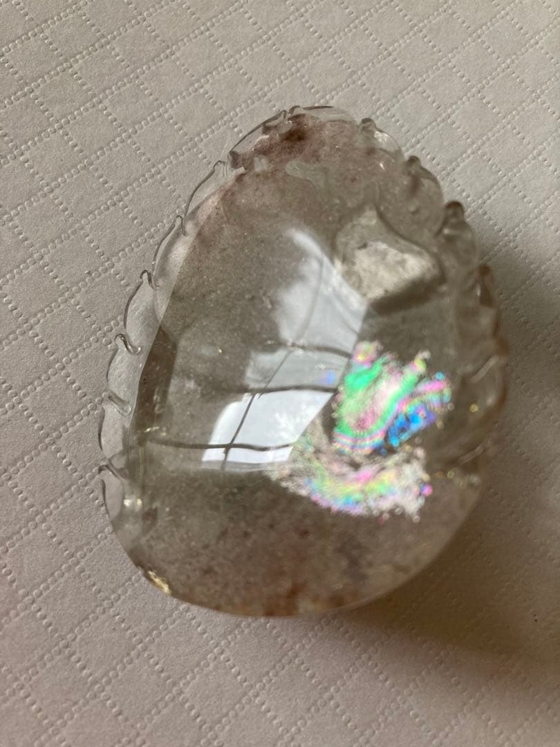 ガーデンクォーツ　ホワイトターラ　カービング☆