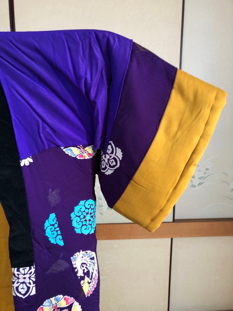 【マイスターメイド】かいまき　高級布団　縮緬　絹織物生地　白綿　極厚　未使用品！