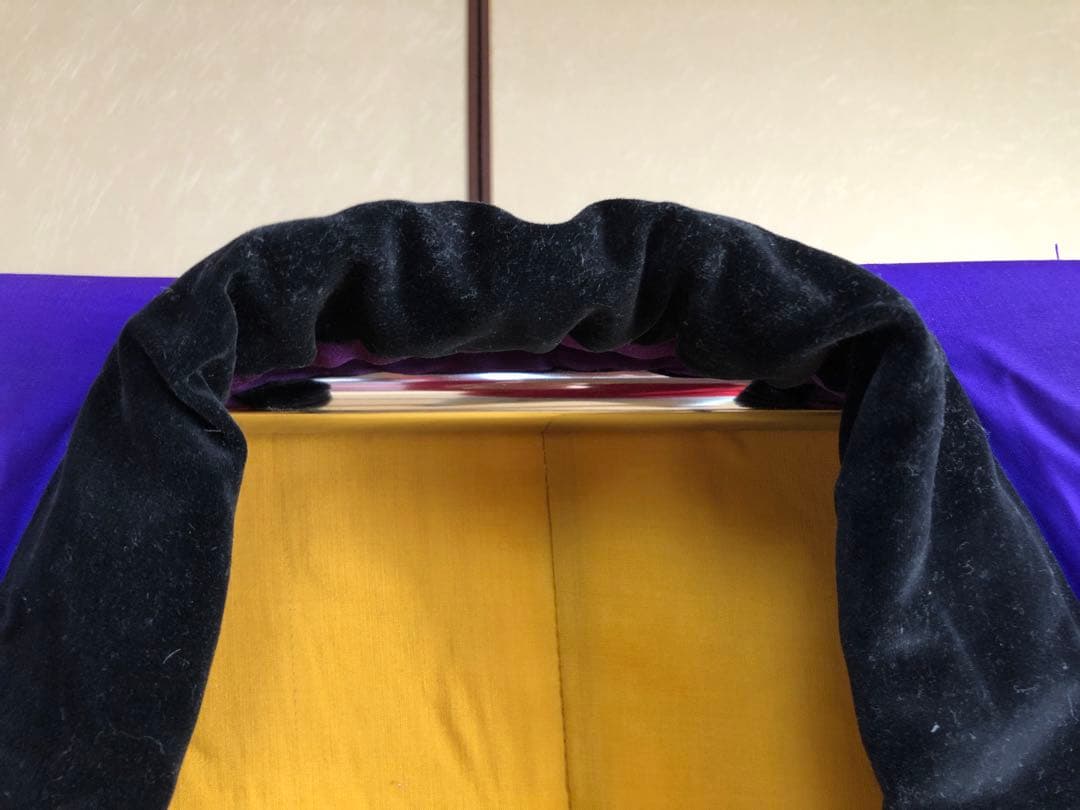 【マイスターメイド】かいまき　高級布団　縮緬　絹織物生地　白綿　極厚　未使用品！