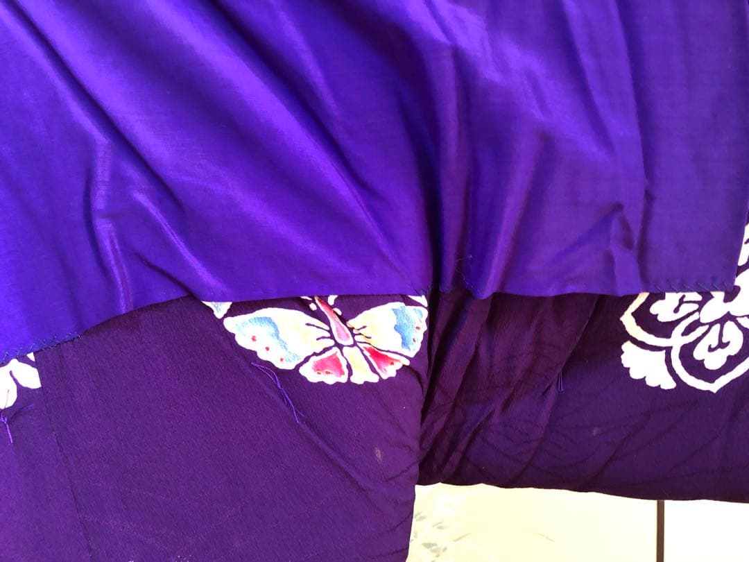 【マイスターメイド】かいまき　高級布団　縮緬　絹織物生地　白綿　極厚　未使用品！