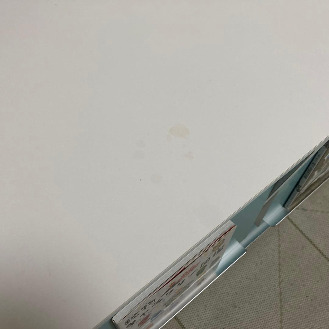 水色 オープンシェルフ 収納6つ 飾り棚 絵本　赤ちゃん お片付け 絵本ラック