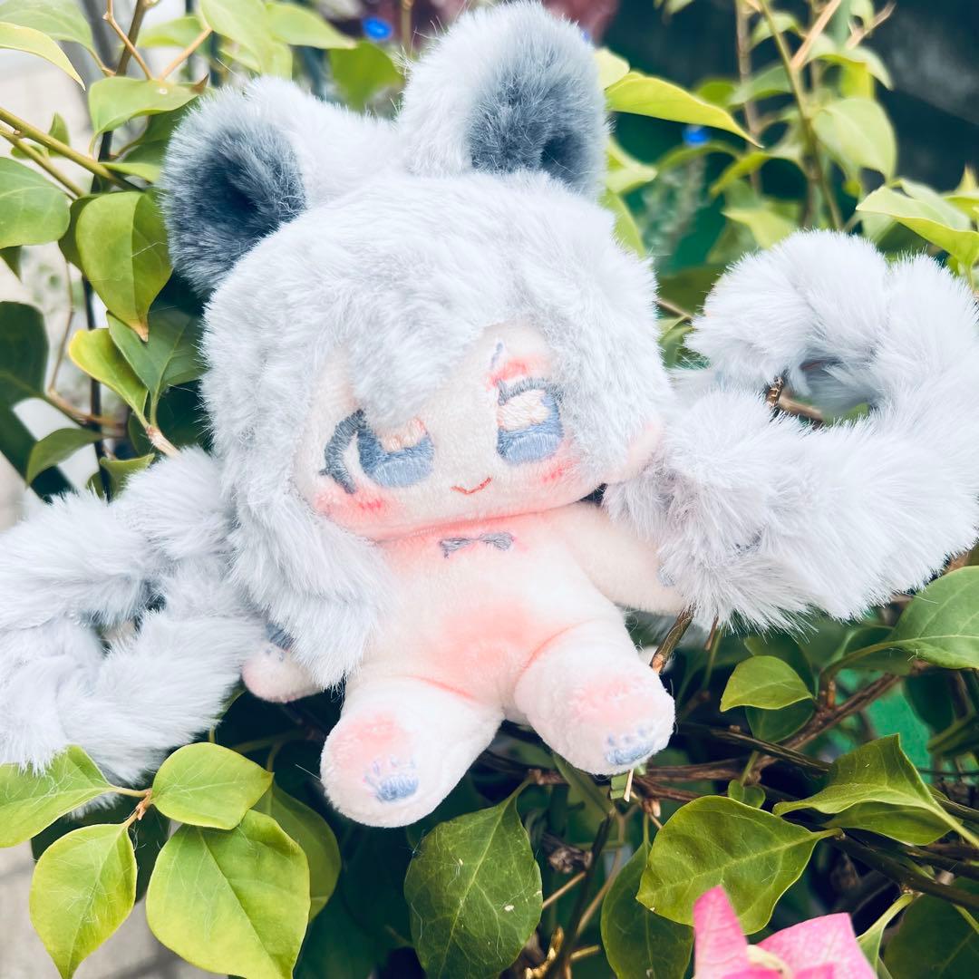 H*o様 自作ぬい 銀狼ちゃん 無属性ぬいぐるみ