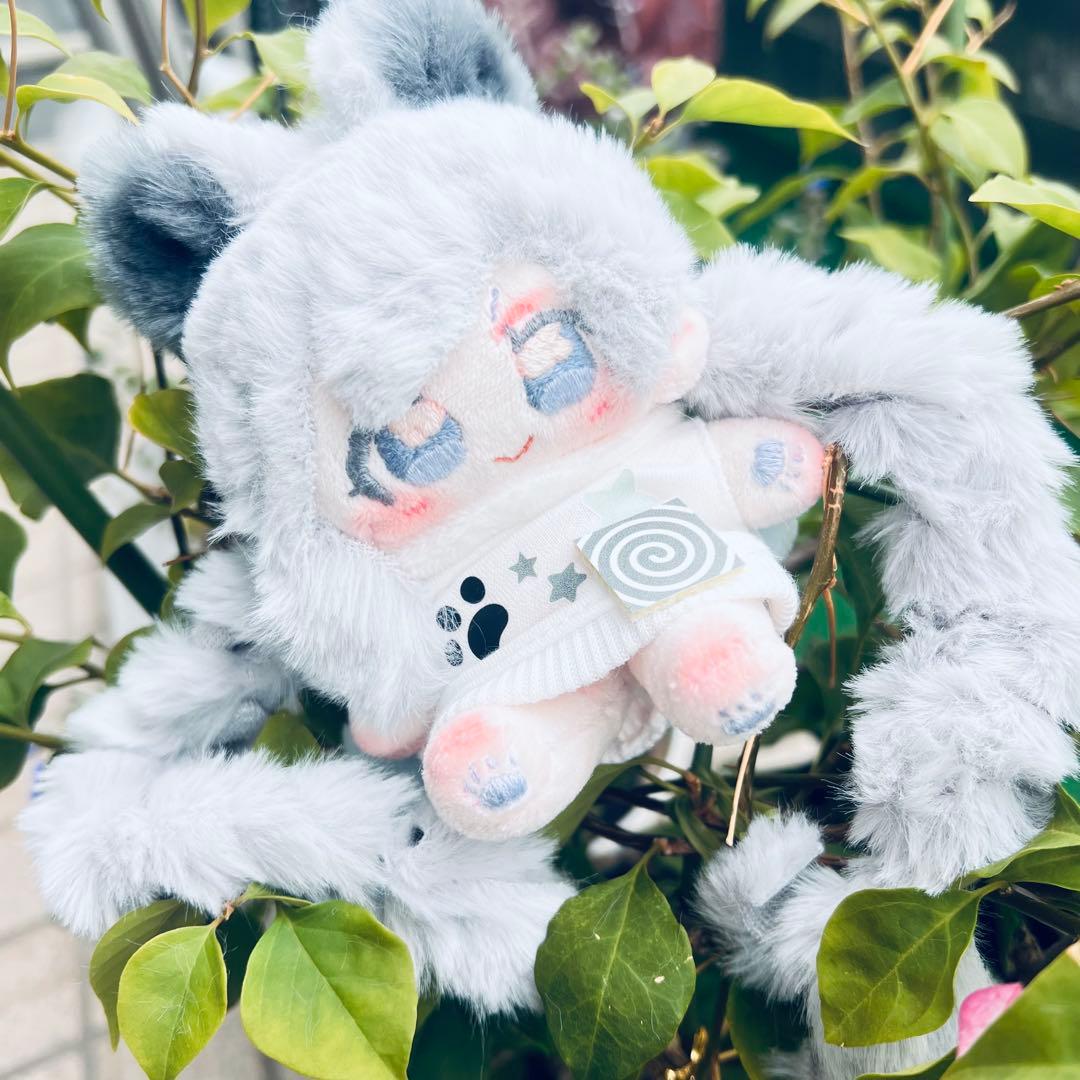 H*o様 自作ぬい 銀狼ちゃん 無属性ぬいぐるみ