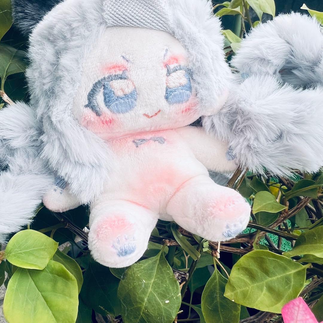 H*o様 自作ぬい 銀狼ちゃん 無属性ぬいぐるみ