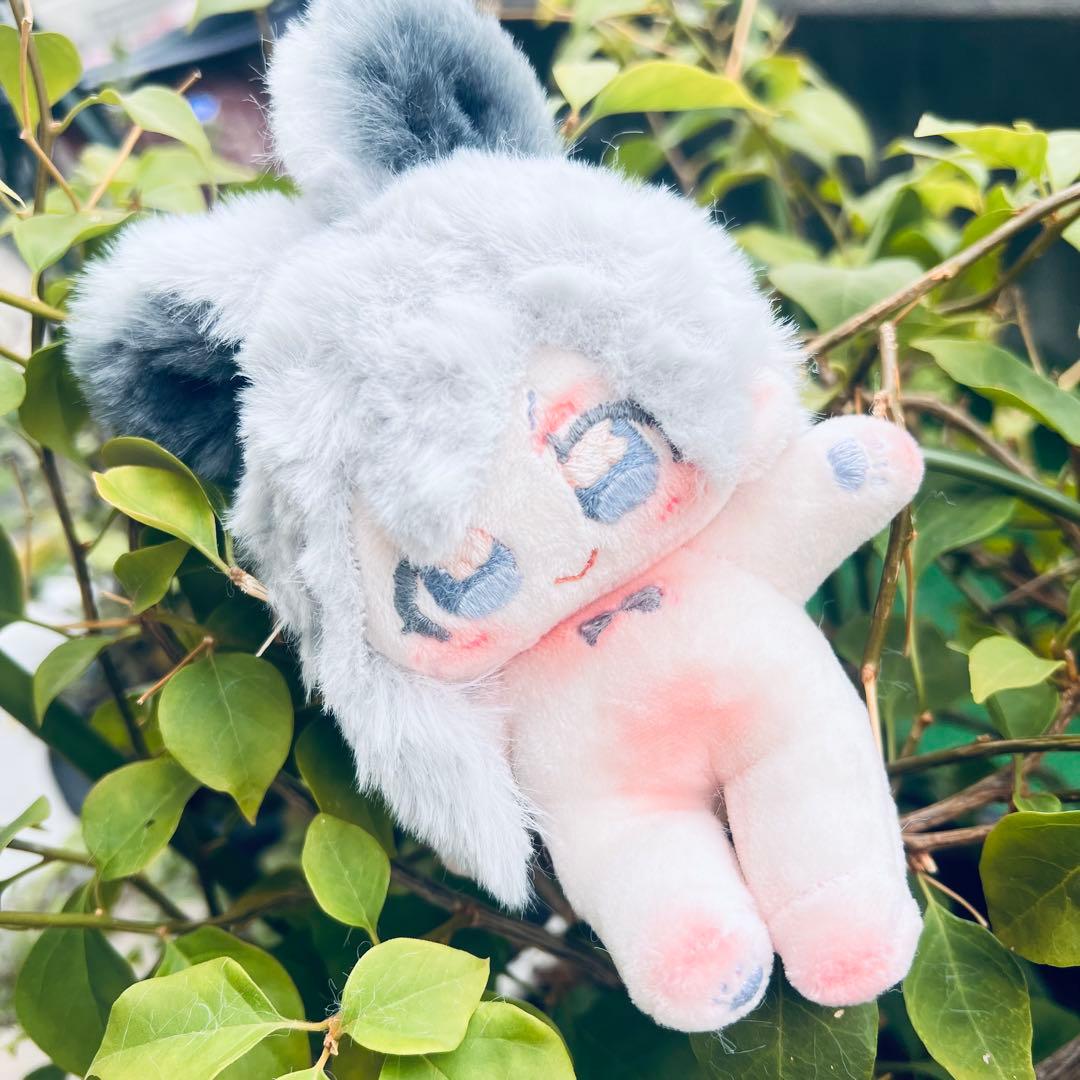 H*o様 自作ぬい 銀狼ちゃん 無属性ぬいぐるみ