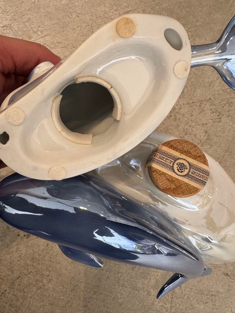 最終価格　サントリー マリン コレクション ドルフィン イルカ 陶器 ボトル