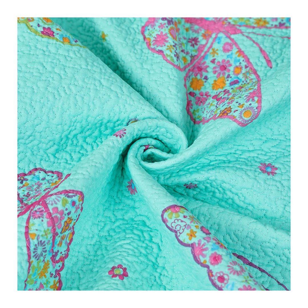 キルトベッドカバー3点セット綿マルチカバー キルティング 314