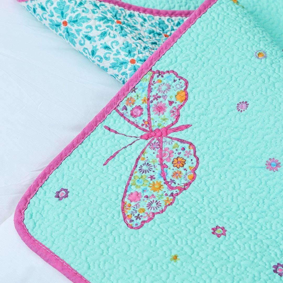 キルトベッドカバー3点セット綿マルチカバー キルティング 314