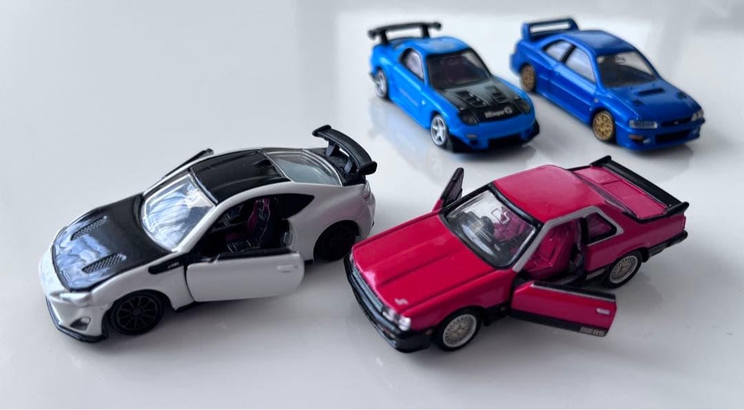 TOMICA トミカ 86 RX-7 インプレッサ スポーツカー 4台