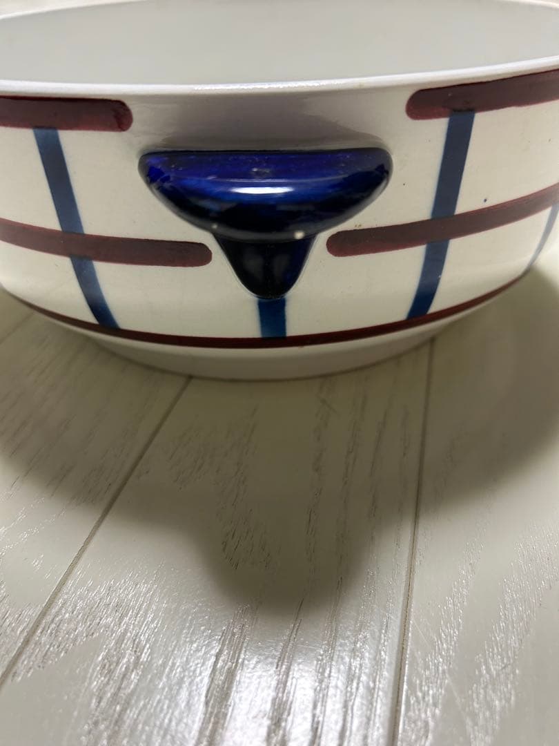 フランスアンティーク食器　バスク柄