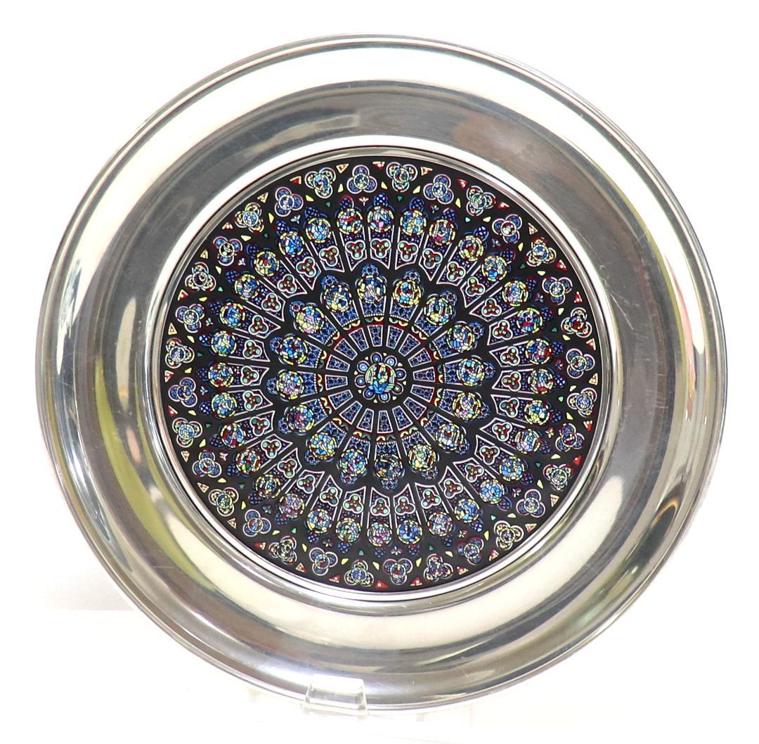 限定作品 ノートルダム大聖堂 ヴィンテージステンドグラス 大型 北の