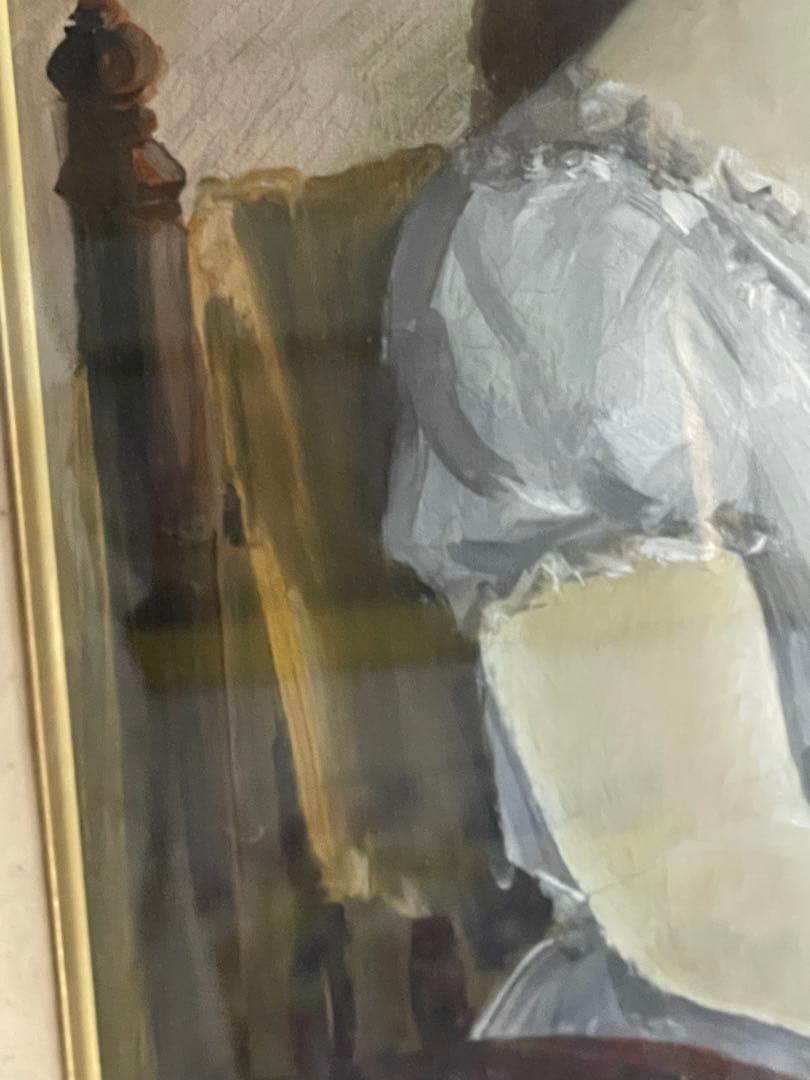 藤原富男作　少女とバイオリン