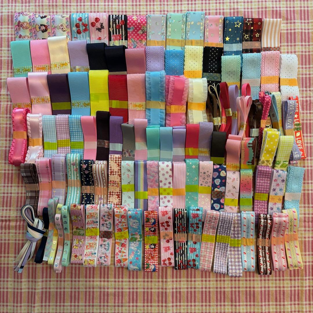 1/23まで グログランリボン 資材 大量 まとめ売り 福袋 ハンドメイド