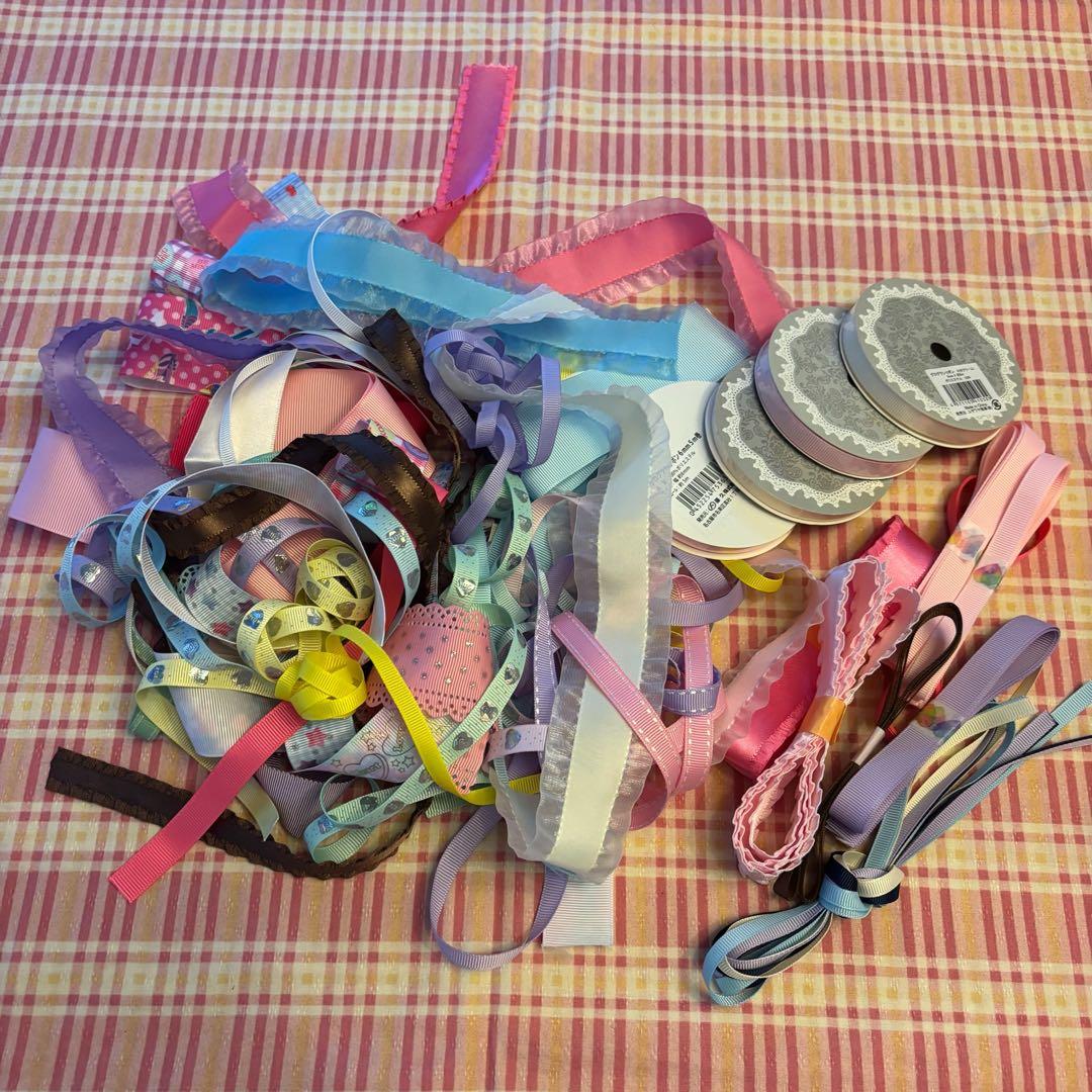 1/23まで グログランリボン 資材 大量 まとめ売り 福袋 ハンドメイド